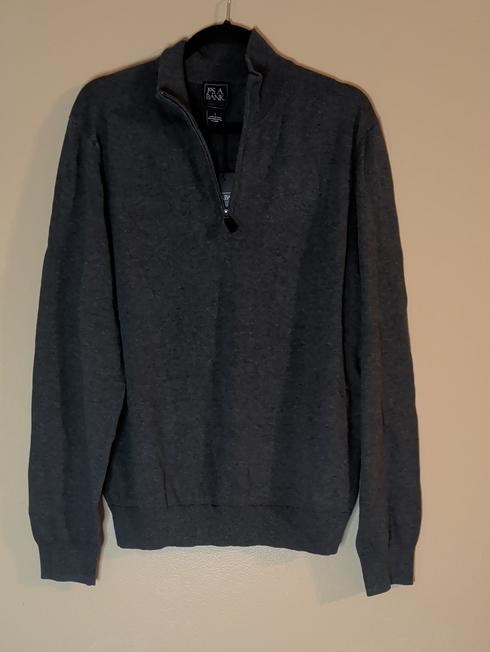 Jos A Banks Traveler Pima Sweater 100% Pima Cotton Mens Size Large